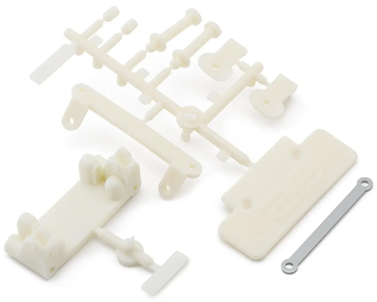 Team Associated Rc10t Front Bulkhead, Bumper & Body Mounts Set 1