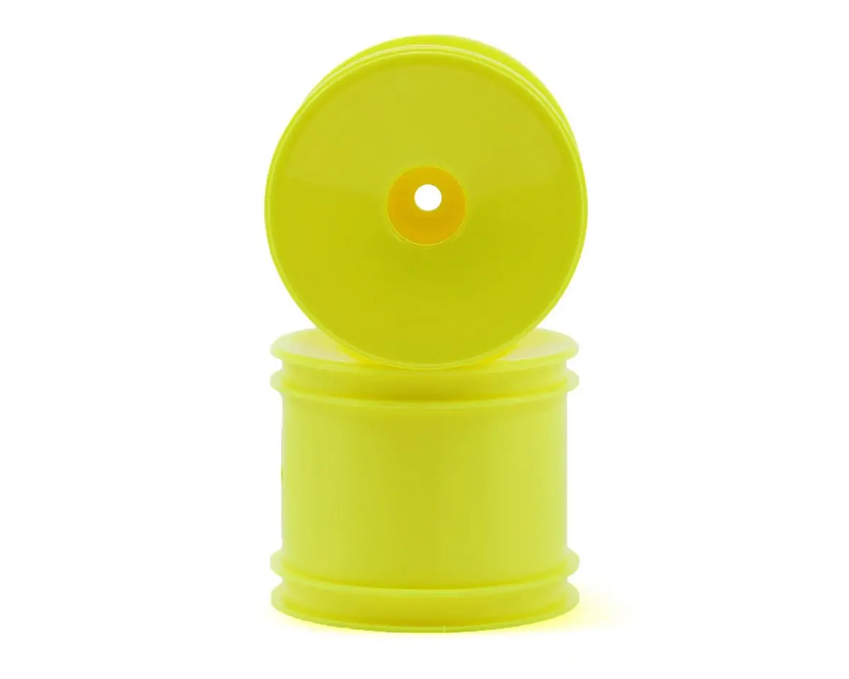 Team Associated 12Mm Hex Stadium Truck Dish Wheel (2) (Yellow) 1