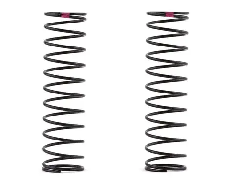 Team Associated Rc8b Rear V2 Shock Spring Set (Pink - 3.7Lb/In) (2) 1