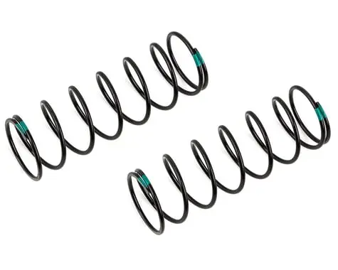Team Associated Rc8b4.1 16Mm Front Shock Spring Set (2) (Green) 1