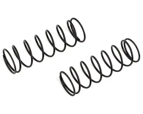 Team Associated Rc8b4.1 16Mm Front Shock Spring Set (2) (Black) 1