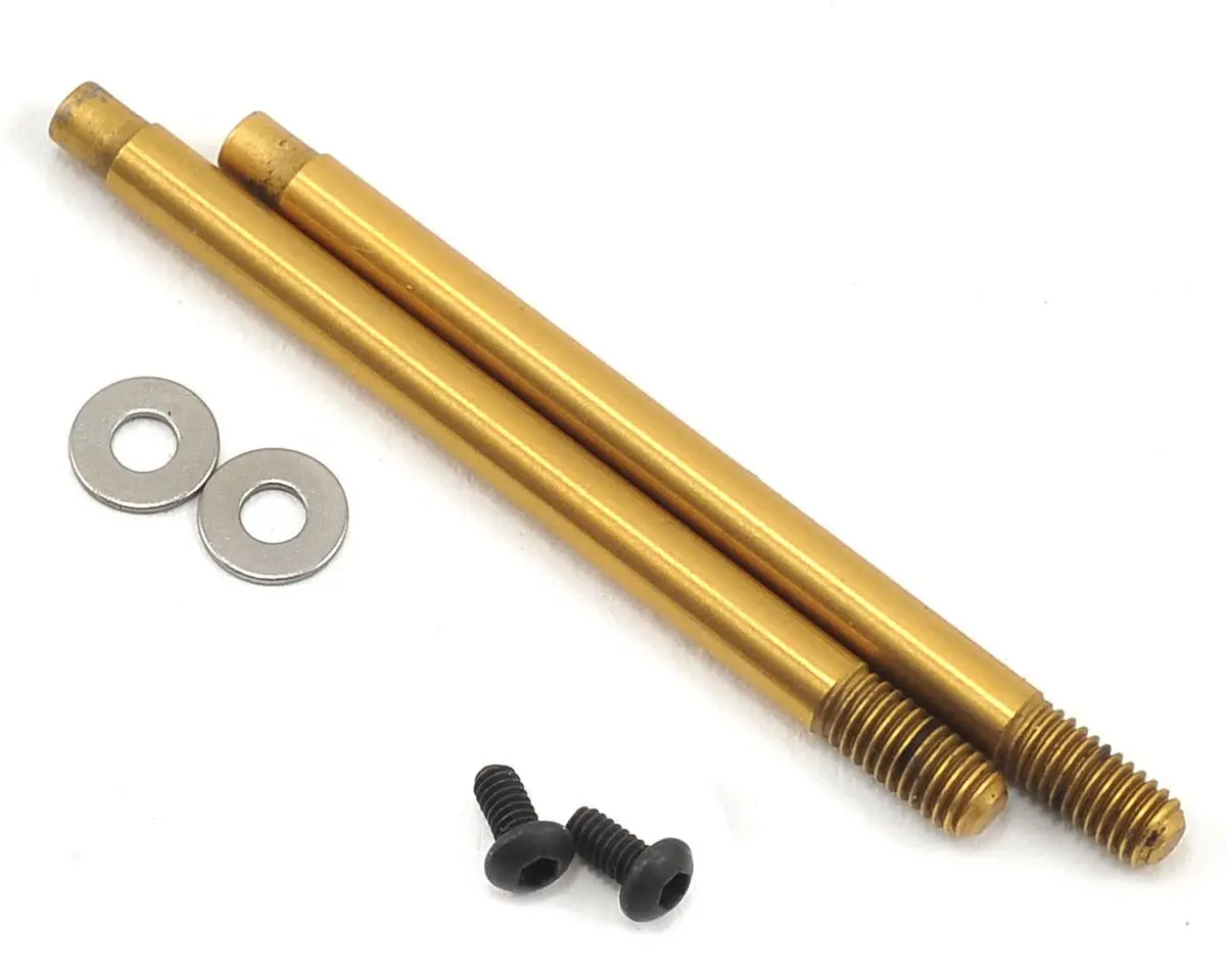 Team Associated 3X27.5Mm V2 Ti-Nitride Screw Mount Shock Shaft (2) 1