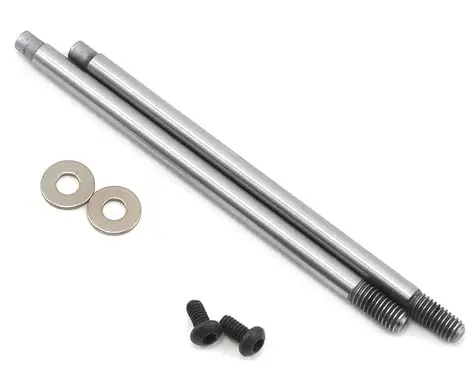 Team Associated 3X35mm V2 Chrome Screw Mount Truck Rear Shock Shaft (2) 1