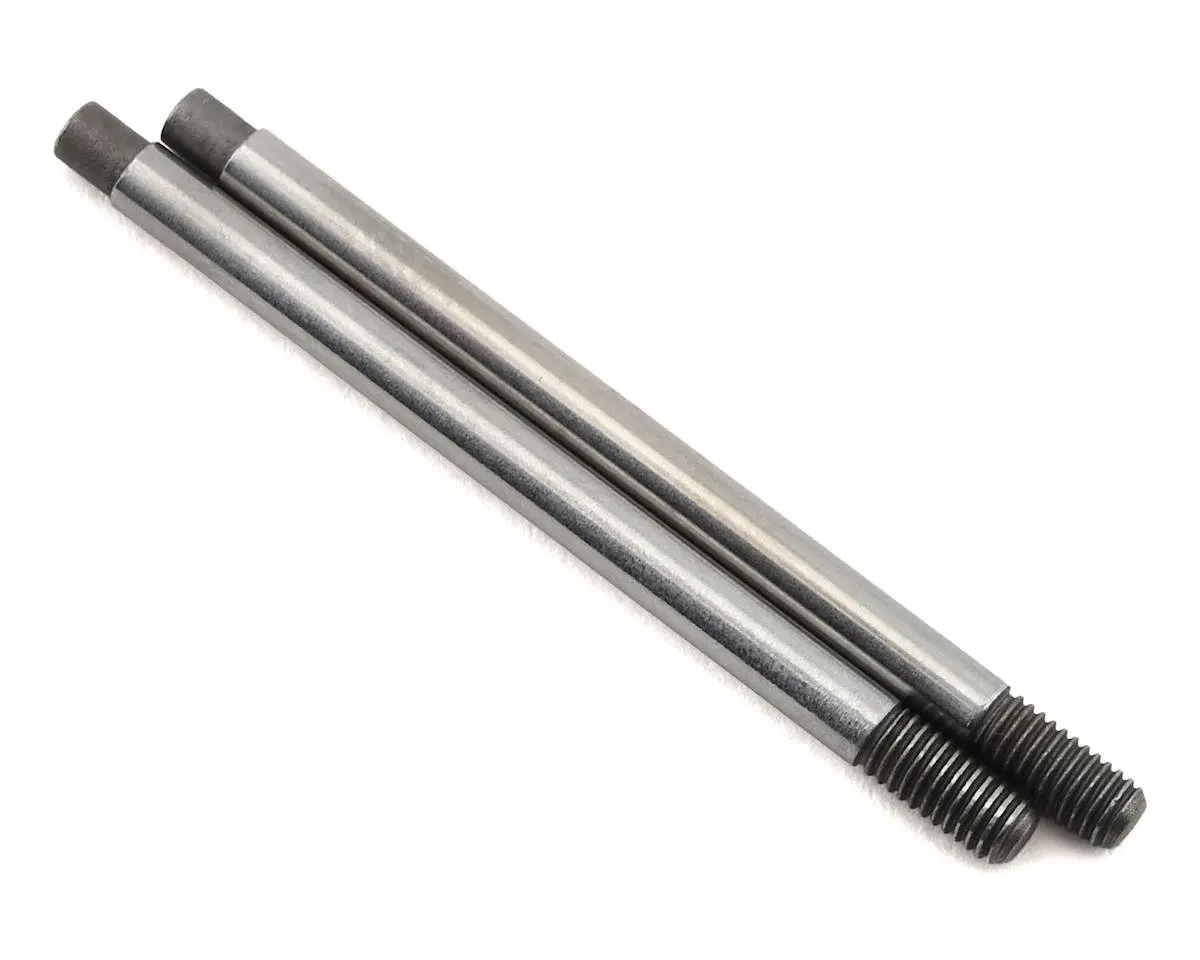 Team Associated 3X24mm V2 Screw Mount Front Shock Shaft (2) (Chrome) 1