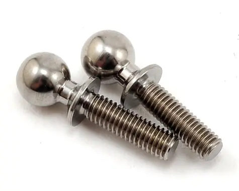 Team Associated 10Mm Factory Team Heavy Duty Titanium Ball Stud Set (2) 1
