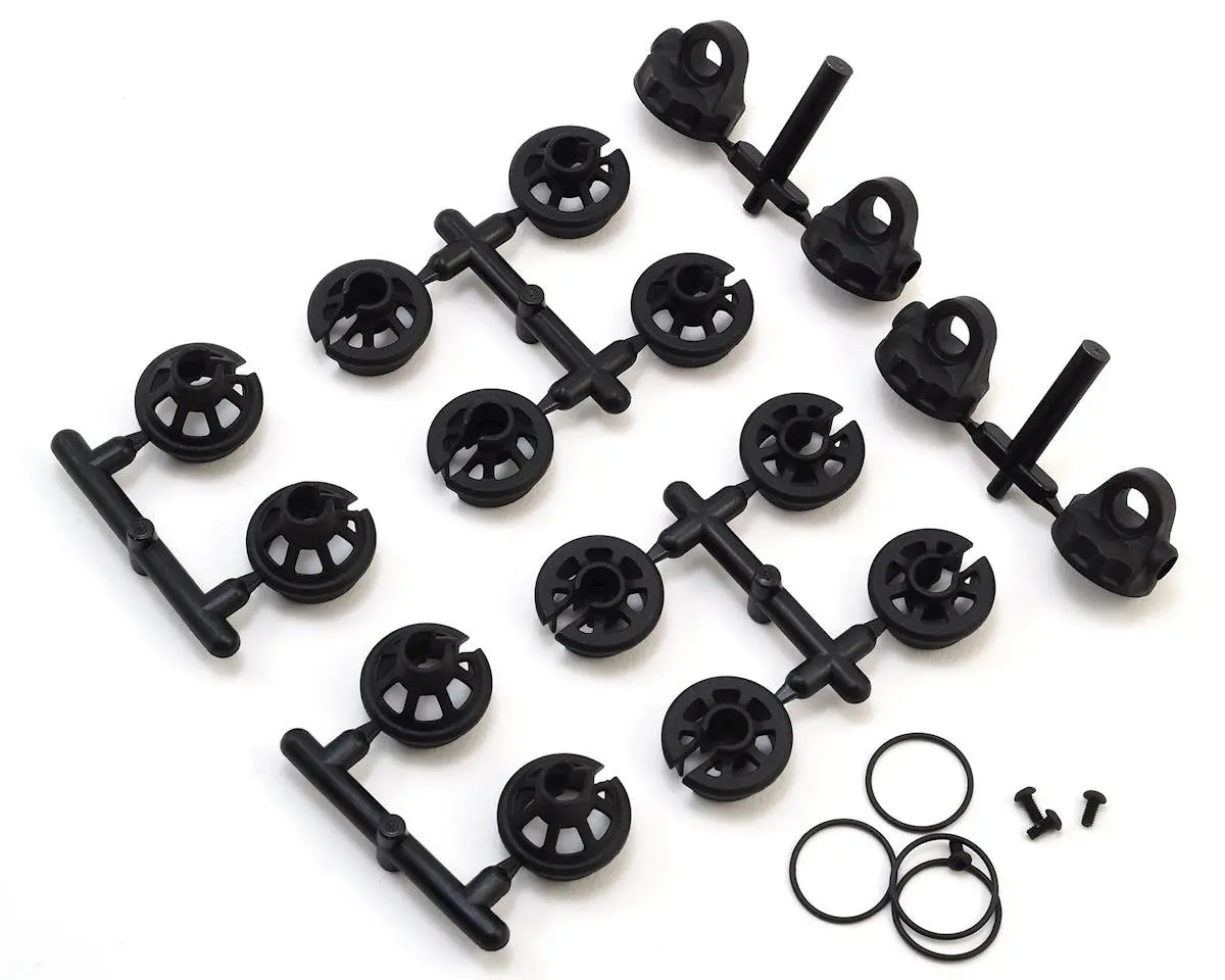 Team Associated B6.1/B6.1D Shock Caps & Spring Cups 1