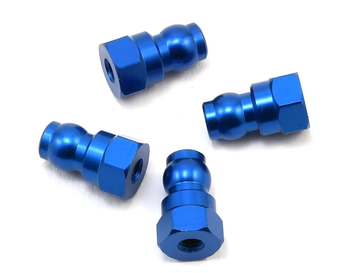 Team Associated 12Mm Aluminum Shock Bushings (Blue) 1