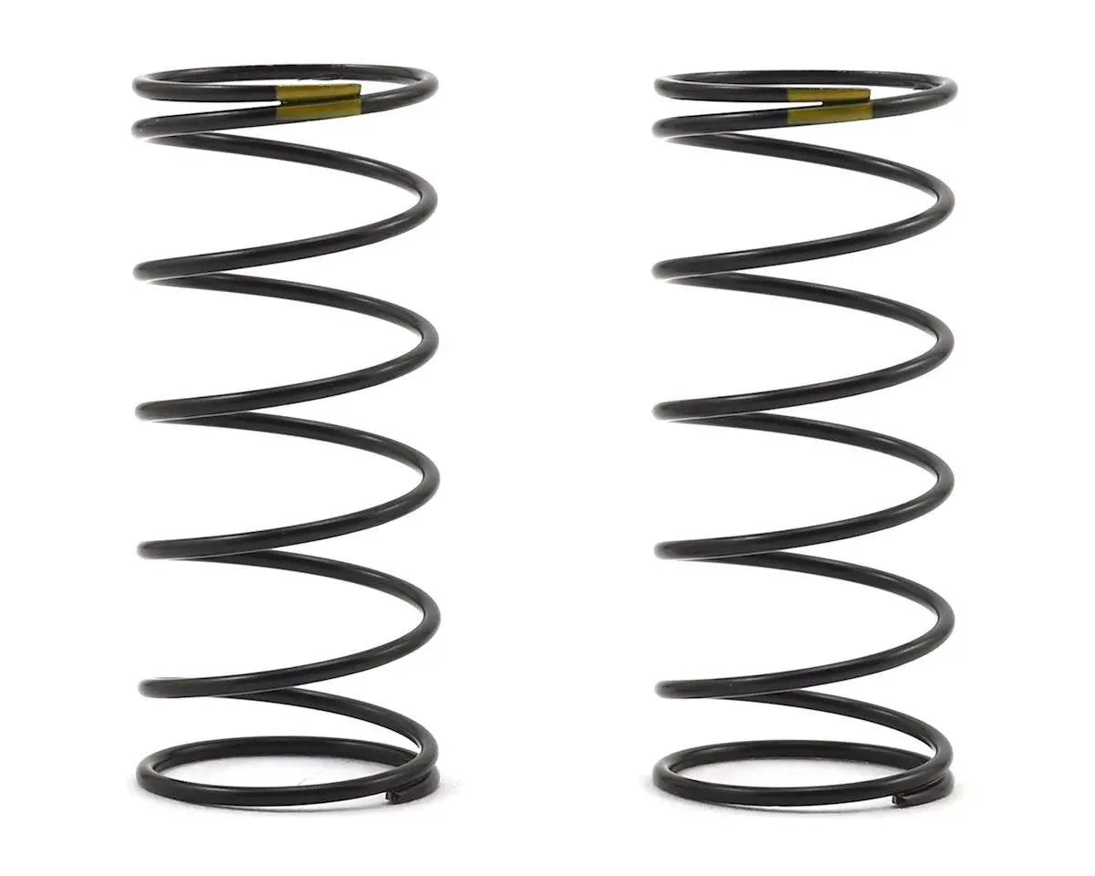 Team Associated 12Mm Front Shock Spring (2) (Yellow/4.30Lbs) (44Mm Long) 1