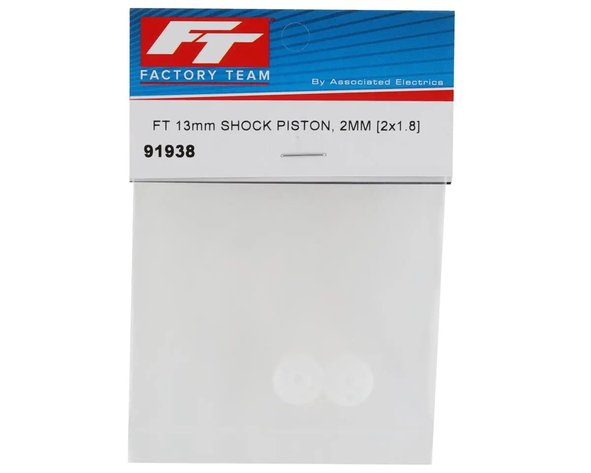 Team Associated Factory Team 13Mm 2Mm Shock Piston (2) (2X1.8Mm) 1