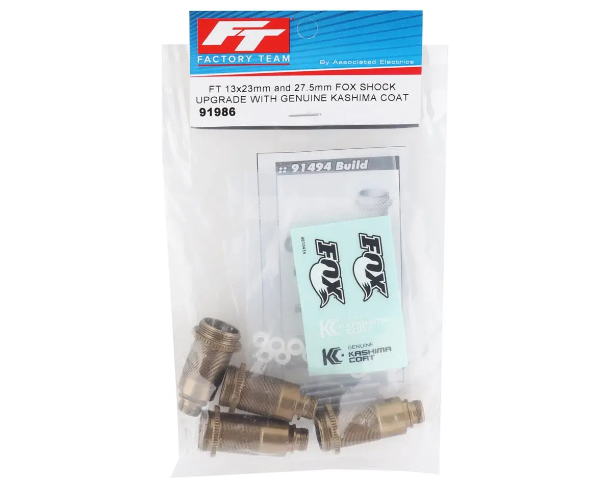 Team Associated Factory Team Fox Kashima Coated Shock Body Kit (13X23mm & 27.5Mm) 1
