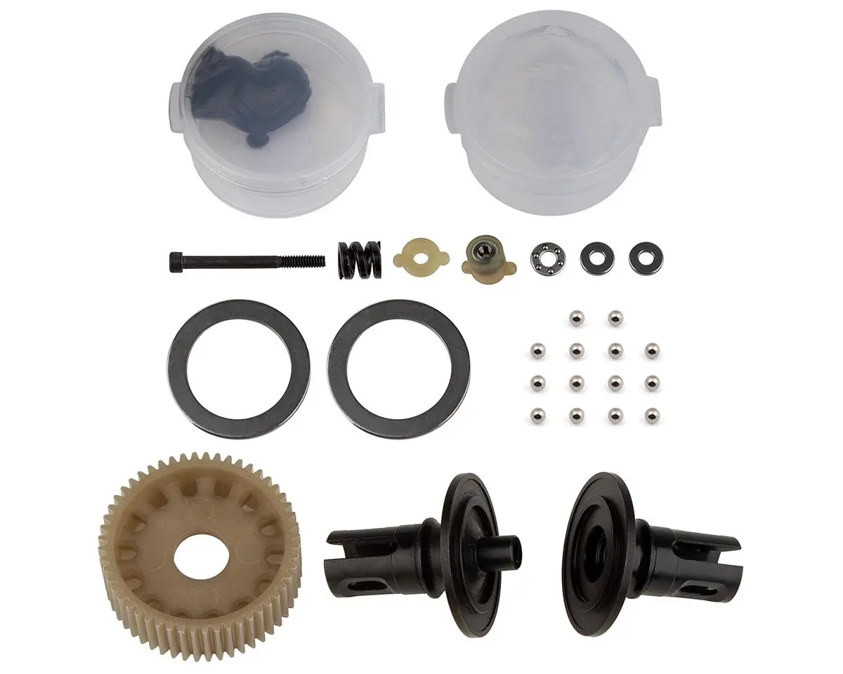 Team Associated Rc10b6 Ball Differential Kit W/Caged Thrust Bearing 1