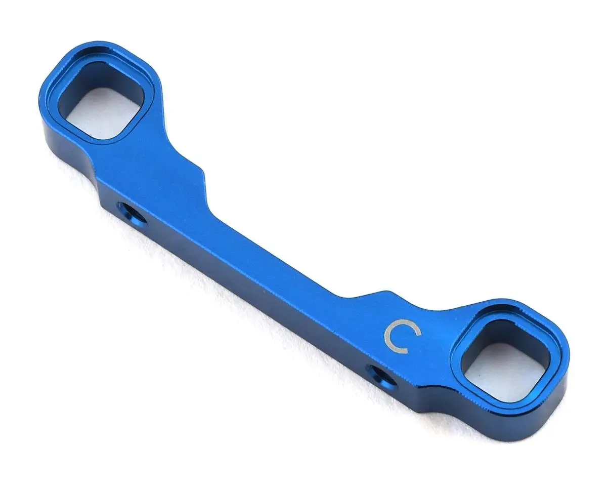 Team Associated Rc10b74 Aluminum "C" Arm Mount (Blue) 1