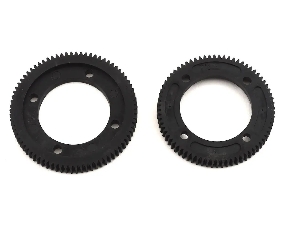 Team Associated Rc10b74 Center Differential Spur Gear Set (72T & 78T) 1