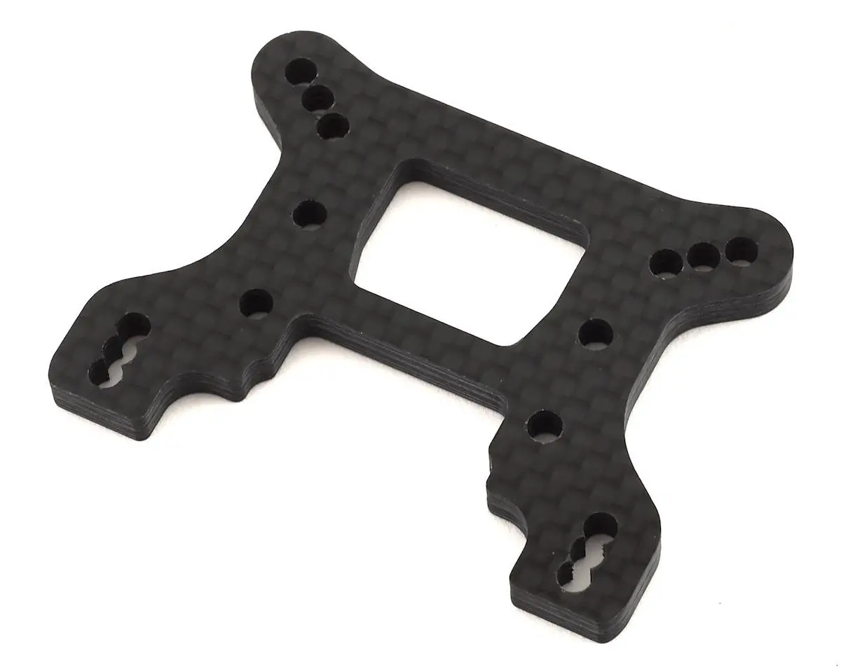 Team Associated Rc10b74 Carbon Front Shock Tower 1