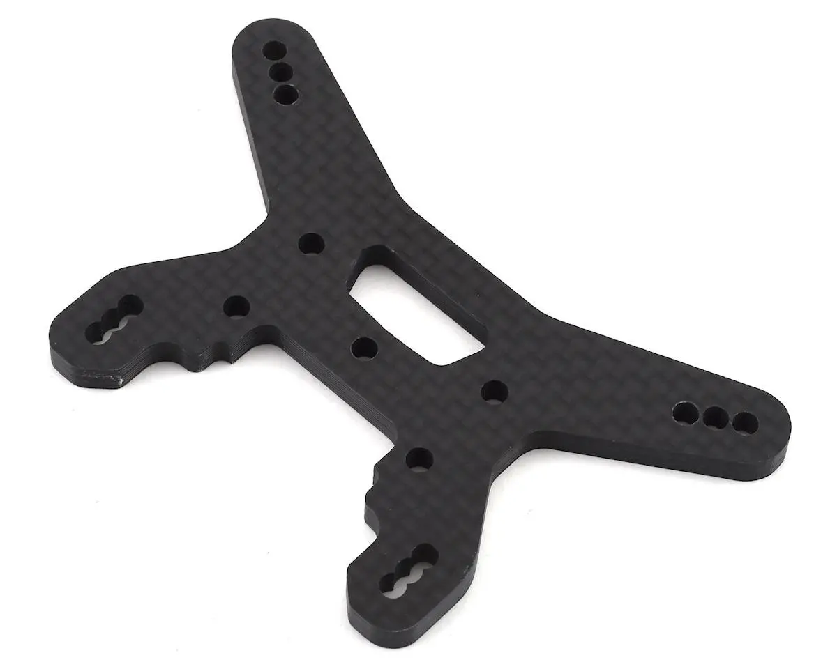 Team Associated Rc10b74.1 27.5Mm Carbon Fiber Rear Shock Tower 1