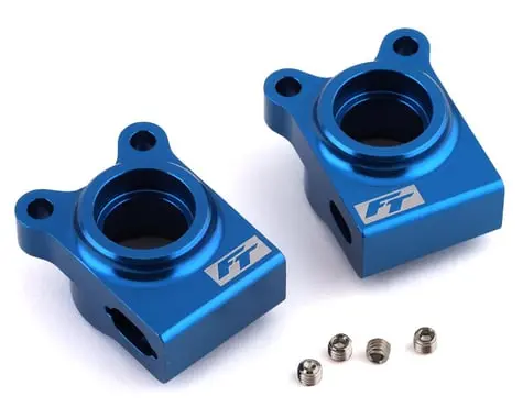 Team Associated Rc10b74.1 Factory Team Aluminum Rear Hubs (Blue) 1