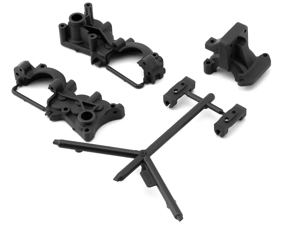 Team Associated Rc10b7/Rc10b7d Factory Team Laydown Gearbox (Carbon) 1
