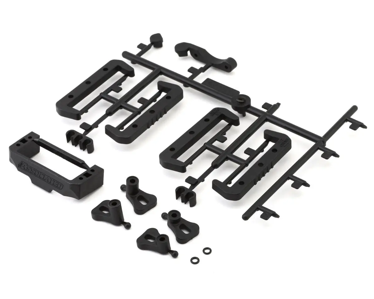 Team Associated Rc10b7 Battery, Fan & Servo Mounts Set 1