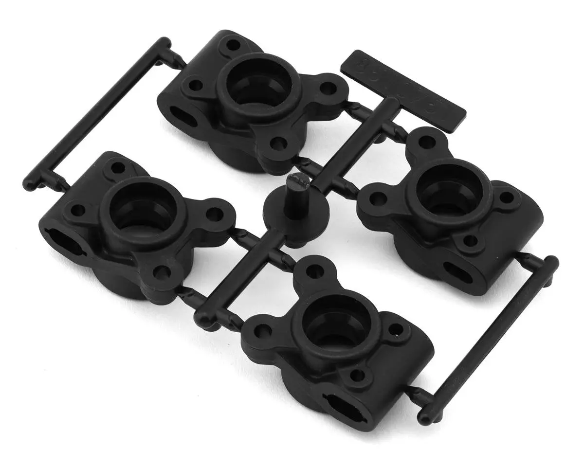 Team Associated Rc10b84/Rc10b7 Rear Hub Carriers Set (-4Mm Offset) (For 66Mm Cva Axles) 1