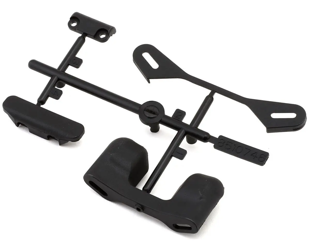 Team Associated Rc10b84 Shock Tower Covers & Bumper Set 1