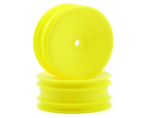 Team Associated 12Mm Hex 2.2 Front Buggy Wheels (2) (B6) (Yellow) 1