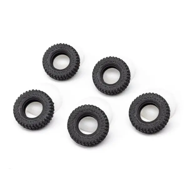 Axial Tires & Foam (5), M/T Baja Boss: Scx30 1