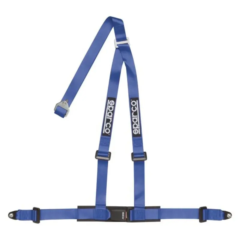 Sparco - 2-Inch, 3Pt Bolt-In Saftey Harness - (Blue) 1