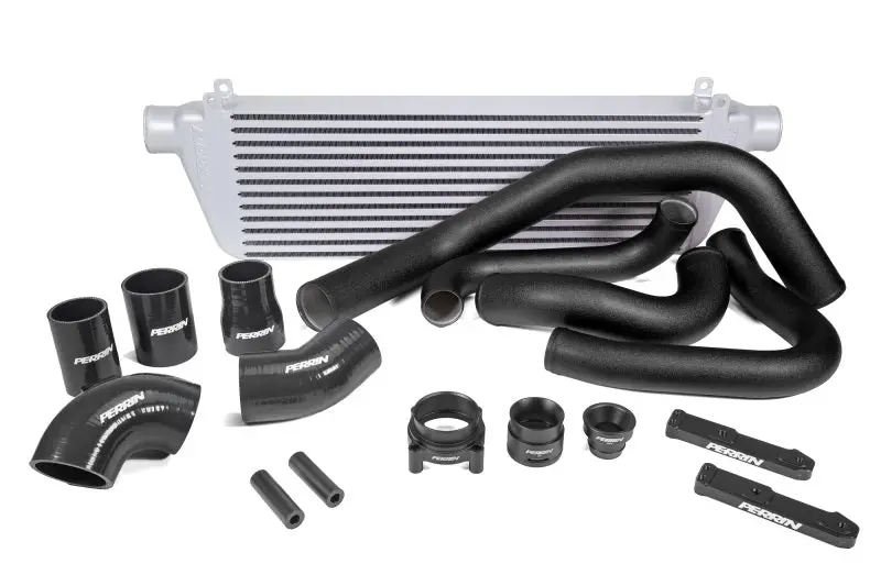 Perrin Front Mount Intercooler Kit Black / Silver - Fits 22-25 Subaru Wrx 1