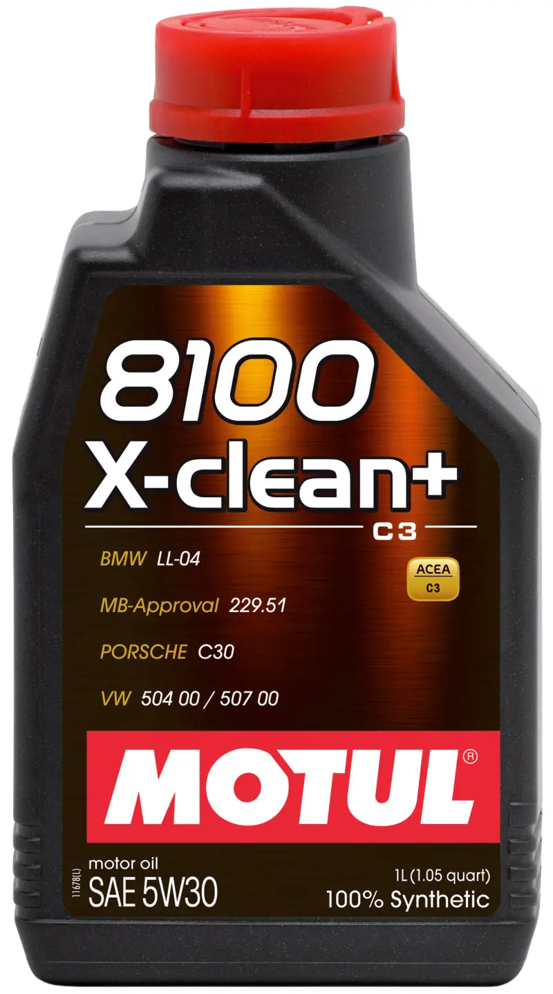 Motul 1L Synthetic Engine Oil 8100 5W30 X-Clean 1