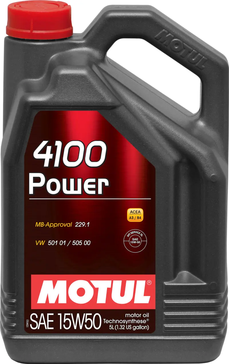 Motul 5L Engine Oil 4100 Power 15W50 1