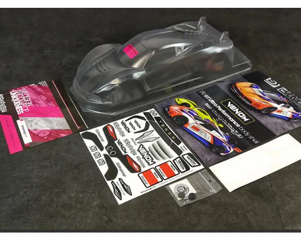 Bittydesign Venom 1/10 Gt Body (Clear) (190Mm) 1