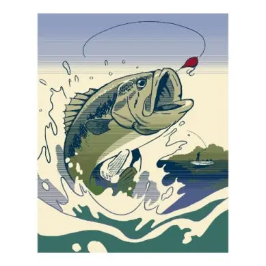 Pendleton Big Bass Napped Custom Blanket 1