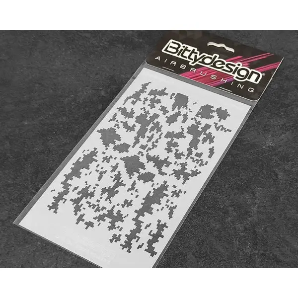 Bittydesign Vinyl Paint Stencil (Digital Camo) 1