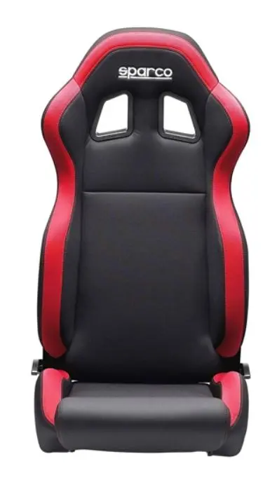 Sparco - R100 Street Racing Seat - (Black/Red) 1