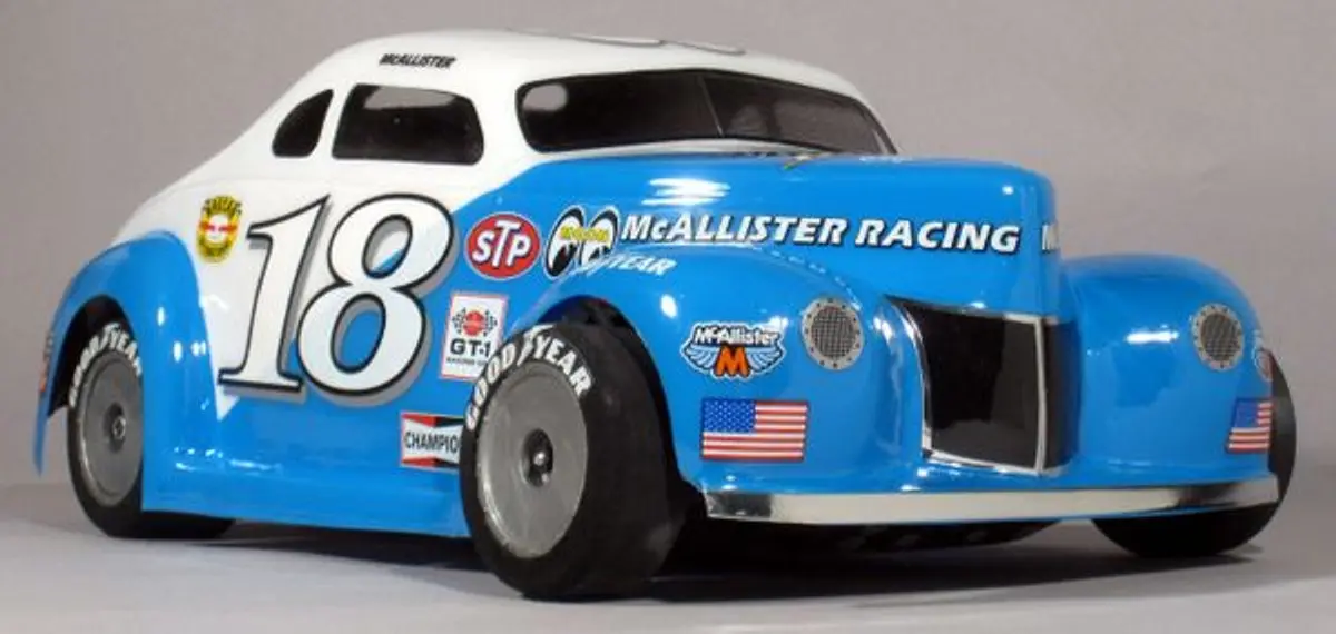 Mcallister Racing 1940 Bomber Stock Body #309 1