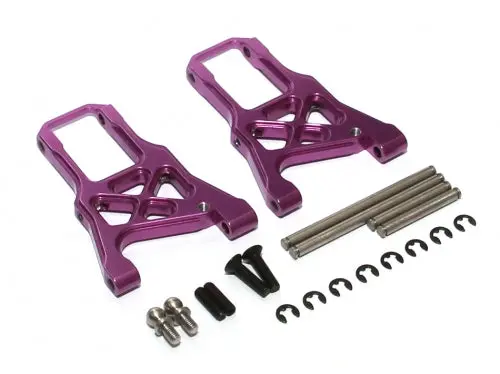 Boom Racing Aluminum Front Arm With Screws - 1 Pair Purple For Hpi Sprint 2 1