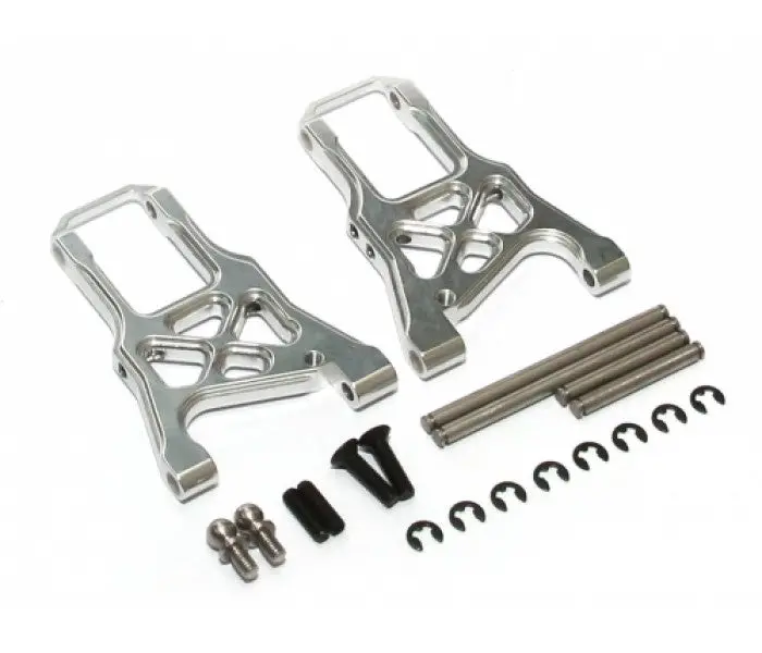 Boomracing Aluminum Front Arm With Screws - 1 Pair Silver 1