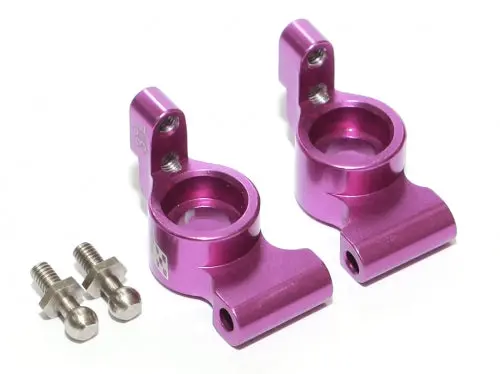Boom Racing Aluminum Rear Knuckle Arm - 1 Pair Purple For Hpi Sprint 2 1