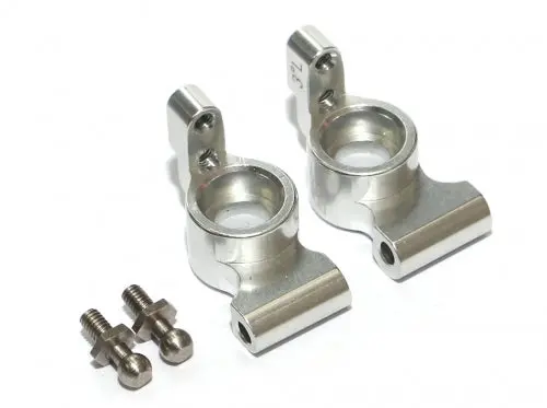 Boom Racing Aluminum Rear Knuckle Arm - 1 Pair Silver For Hpi Sprint 2 1