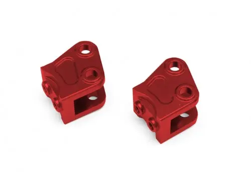Boom Racing Aluminum Lower Suspension Link Mount (2) Red 1