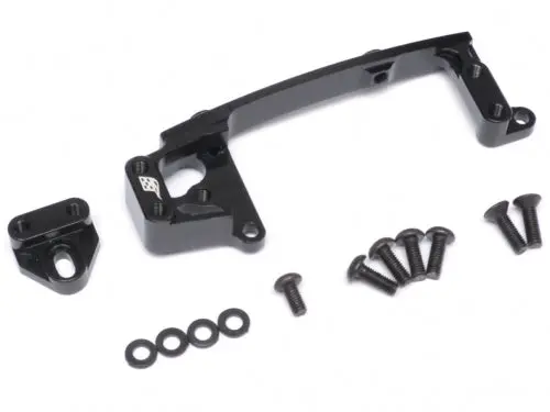 Boom Racing Aluminum Servo Mounts Black 1