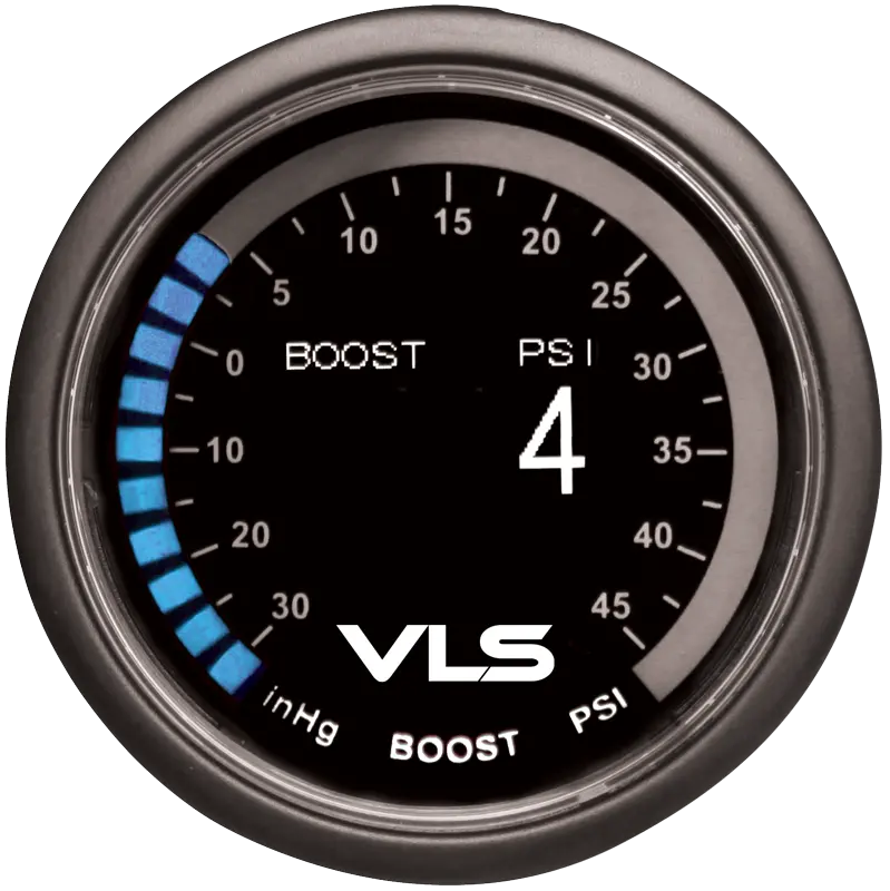Revel Vls 52Mm 30Inhg-45Psi Digital Oled Boost Gauge 1