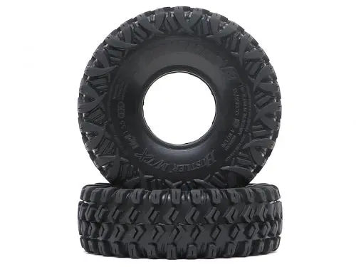 Boomracing Hustler M/T Xtreme 1.55" Mc1 Rock Crawling Tires 4.19X1.38 Snail Slime™ Compound W/ 2-Stage Foams (Super Soft) 2Pcs 1