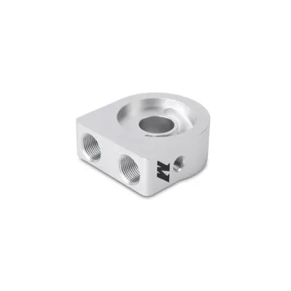 Mishimoto Silver M20 Oil Sandwich Plate 1