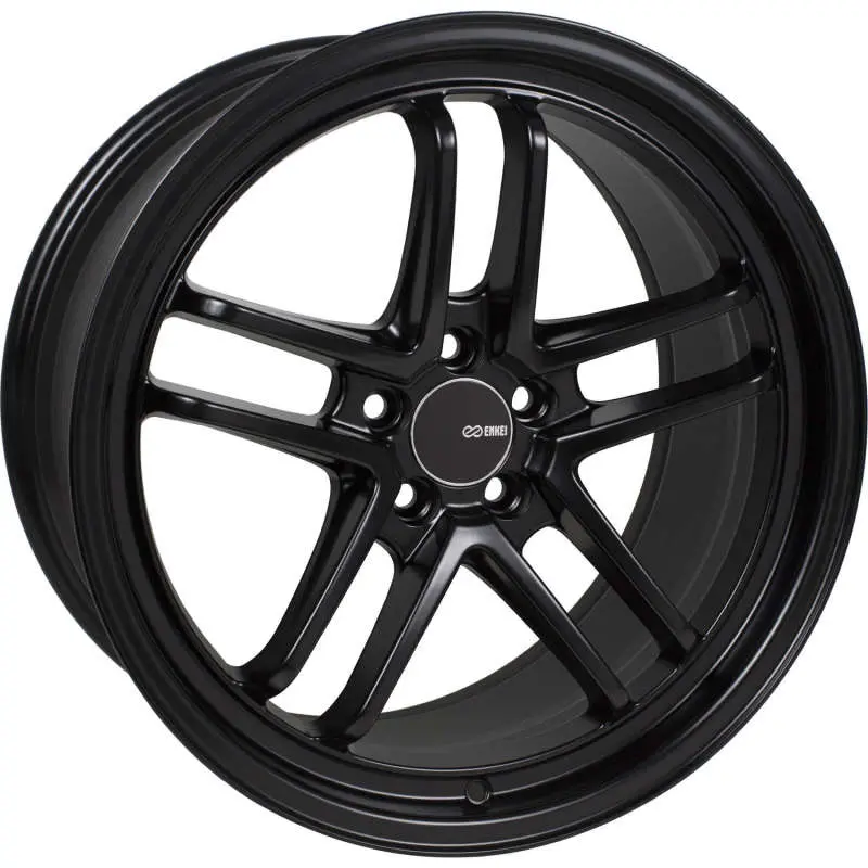 Enkei Tsp5 18X8.5 5X114.3 25Mm Offset 72.6Mm Bore Black Wheel 1