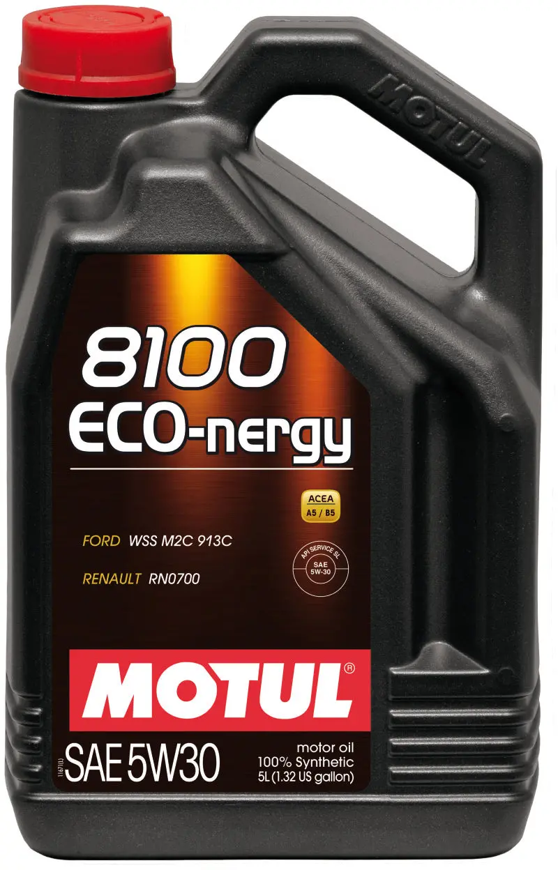 Motul 5L Synthetic Engine Oil 8100 5W30 Eco-Nergy 1