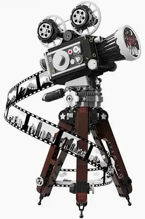 Vintage Film Camera Building Blocks 1
