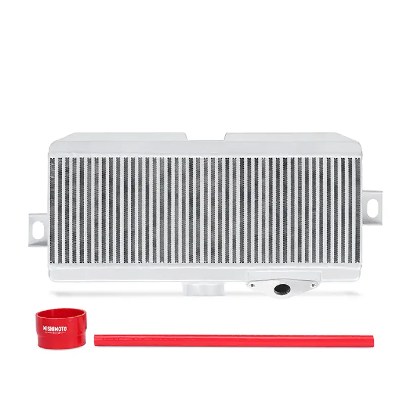 Mishimoto Subaru 08-21 Wrx Sti - Top-Mount Intercooler Kit (Silver Core & Red Hoses) 1