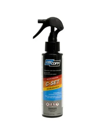 Ceccorp C-Set Ca Glue Accelerator Mist Spray - Foam Safe (2 Oz) 1