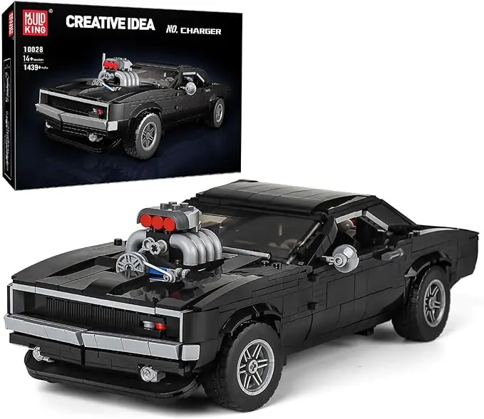 Dodge Charger Building Blocks Toy Car 1